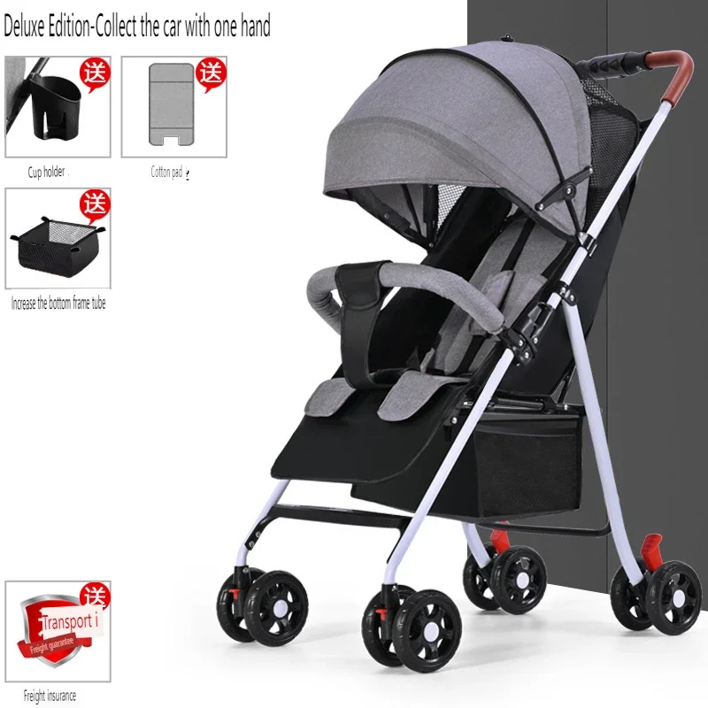 one handed collection Stroller Baby Pushchair Buggy Lightweight Travel Foldable Baby Strollers