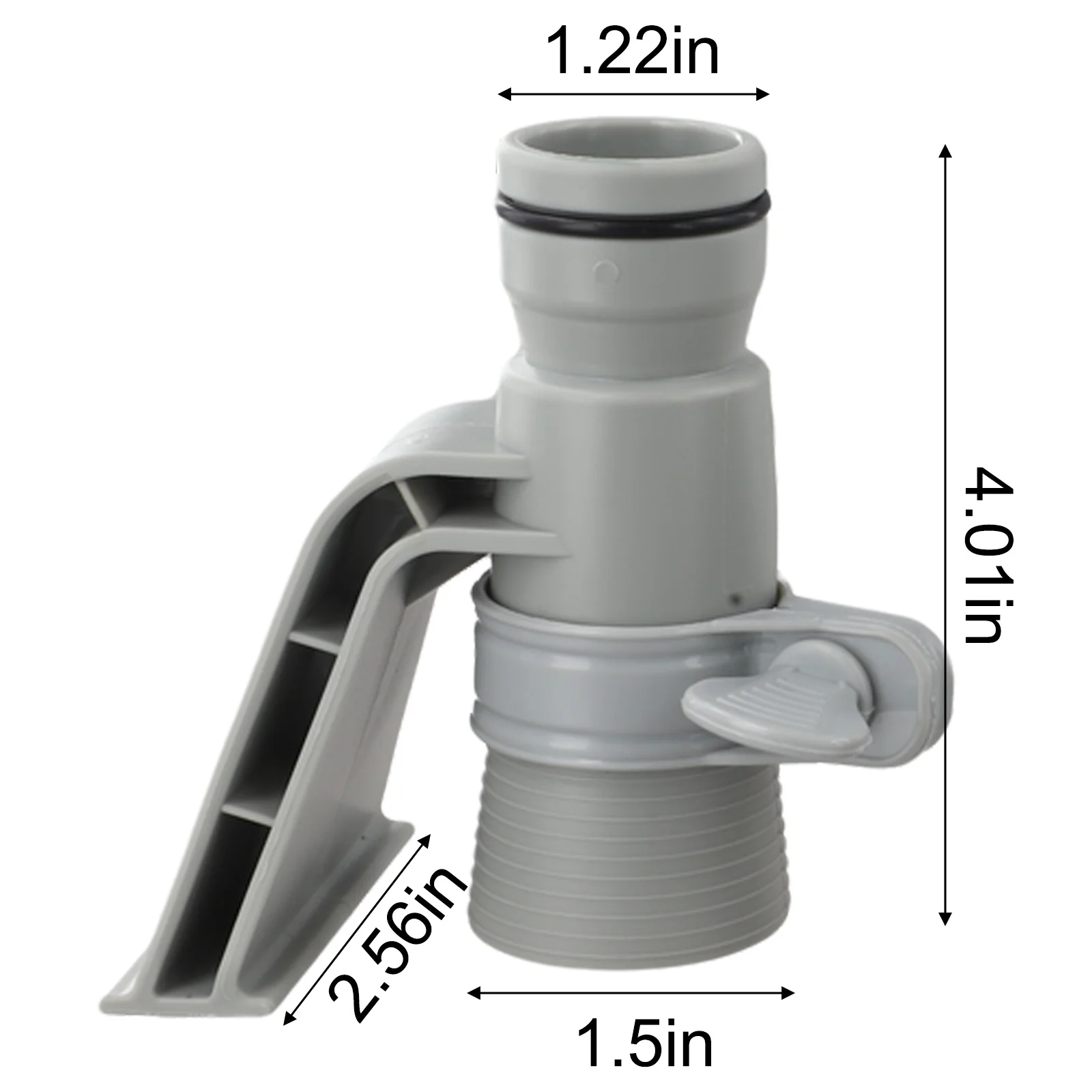 Above Ground Pool Accessory 1.25 Inch Hose Holder Complete Installation Kit Easy Installation Effective Debris Control view 5