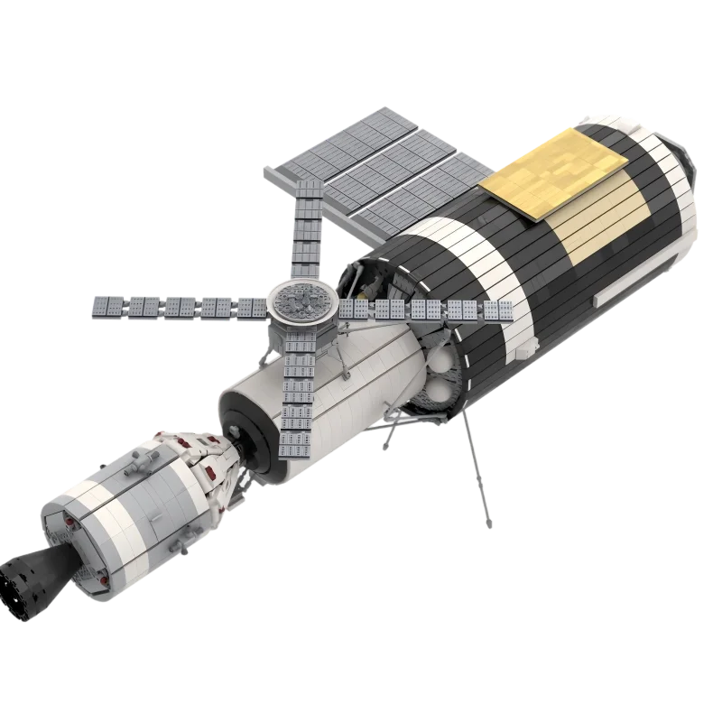 Space Movie Series MOC Skylab Ruimtestation Bouwstenen Ruimteraket Modelsets DIY Geavanceerde stenen verzamelaarsets Speelgoedgeschenken