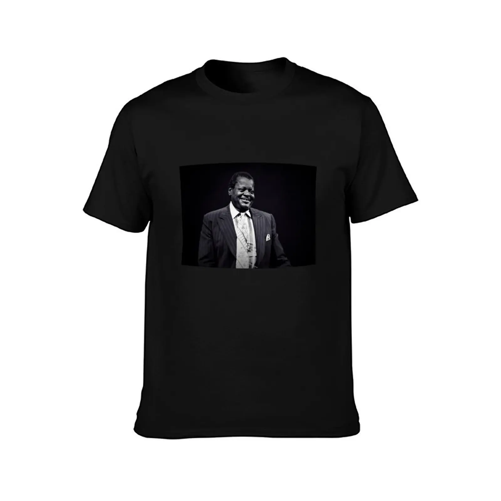 Oscar Peterson Portrait T-Shirt graphic t shirts customs mens graphic t-shirts