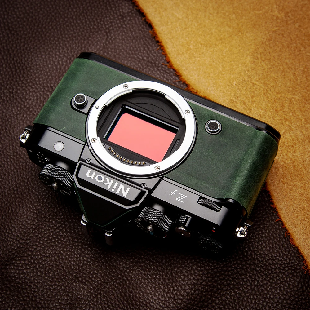 

ZF Camera Decorative Skin Zf Decal Skin Camera Sticker for Nikon ZF Skin Genuine Leather Personality DIY Grip Sticker