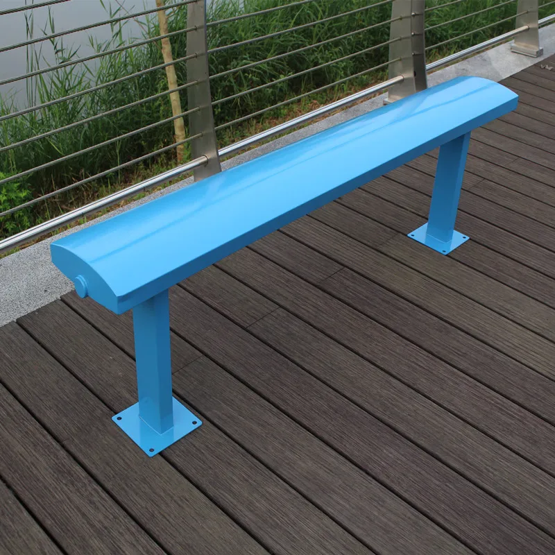 *Factory Outdoor Park Benches Square Bus Stop Seats Gymnasium Stadium Row Chairs Smoking Area Benches-Durable Patio Furniture