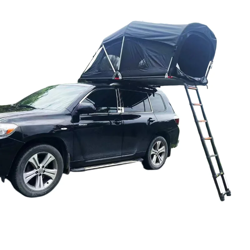 JWG-005 Factory customized car camping roof top tent 2-3 person aluminum alloy folding lightweight rooftop 