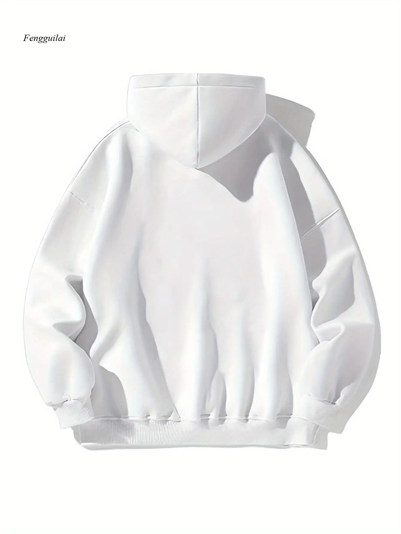 Moletom com capuz com estampa de caveira de demônio gótico – pulôver de lã com capuz com cordão, ajuste solto, calor de inverno casual