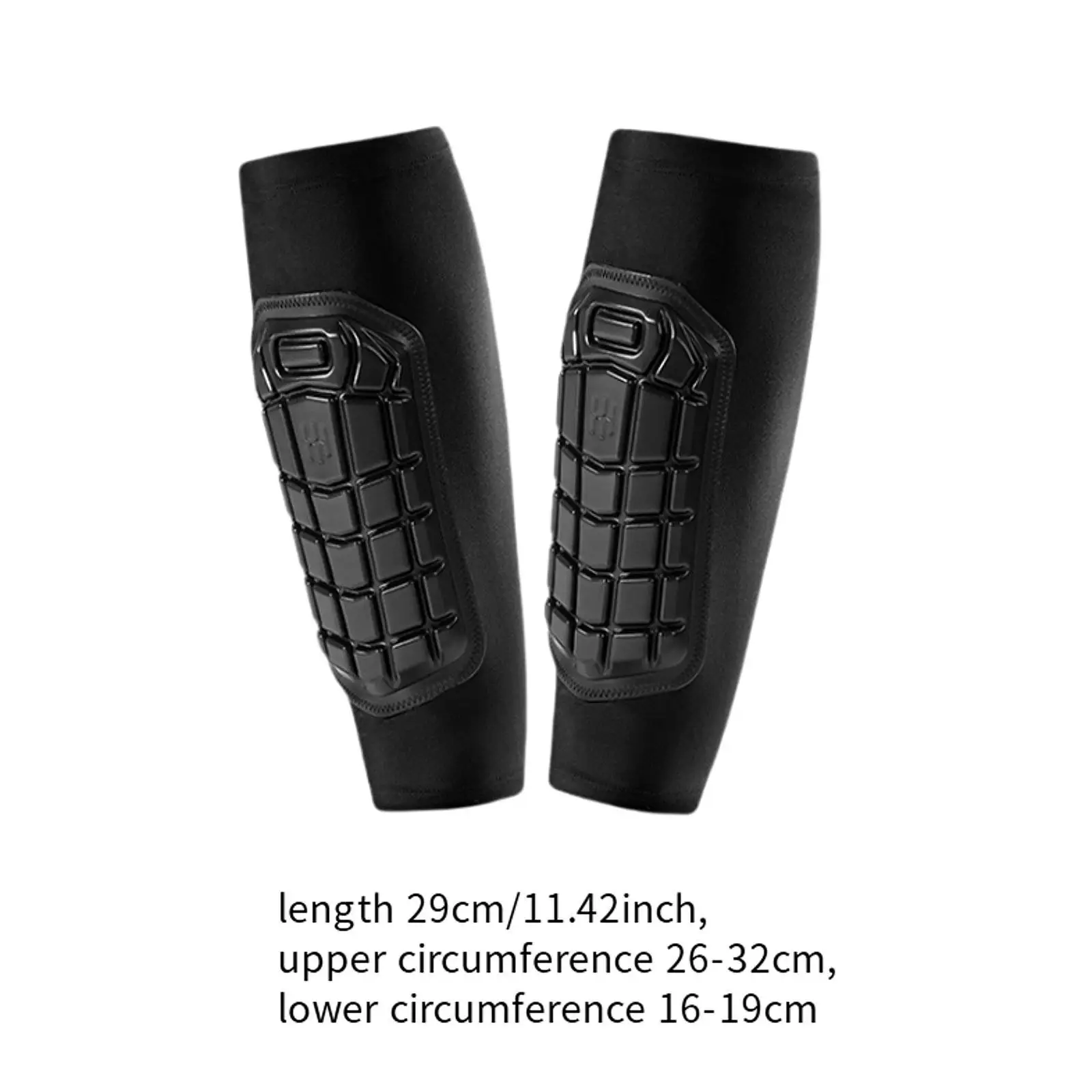 Shockproof Knee Pad Leg Sleeve with Silicone Grip for Soccer Shin Protection and Calf Support for Running Basketball Play