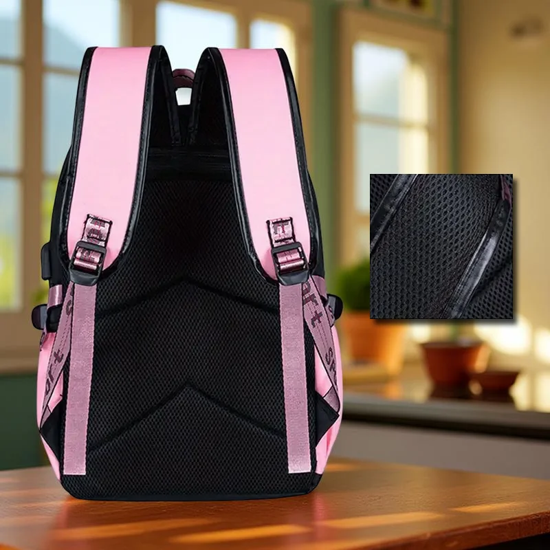 حقيبة ظهر بيكاتشو ذات سعة كبيرة - حقيبة سفر مع حزام قابل للتعديل، حقيبة ظهر متينة للسفر، للاستخدام اليومي والعودة إلى المدرسة