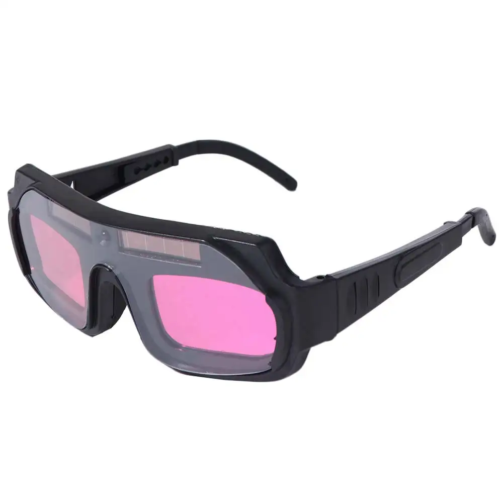 

Solar Powered Automatic Dimming Welding Glasses Auto Darkening Anti-glare Argon Arc Welding Glasses Eye Protection with Headband