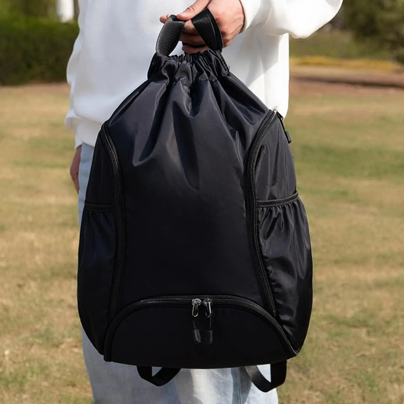 Basketball Backpack Portable Gifts Spacious Multifunctional Organizer Breathable Sports Training Equipment Bag for Football