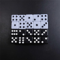 10 Pcs/set 14mm/0.63inch Acrylic Six Sided Standard Dice For Table Games, Party, Club Board Game