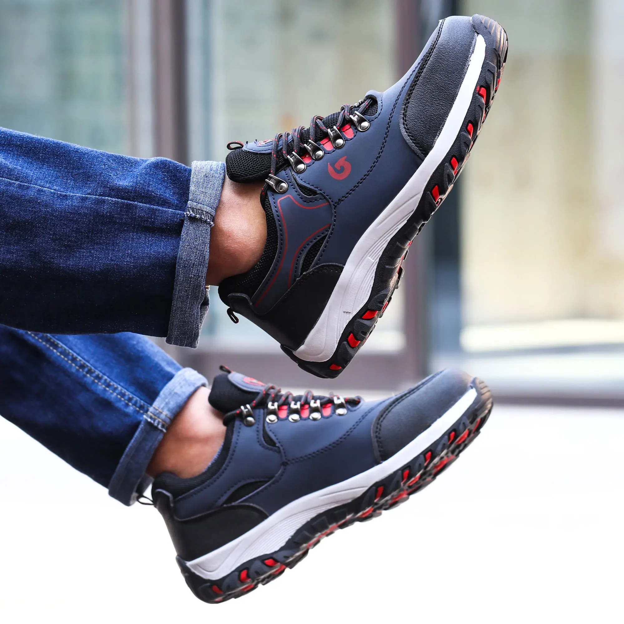 Men Work Safety Shoe Boots Steel Toe Security Protection Shoes Anti-Smash Anti-puncture Constrcution Shoes Man Work Boots