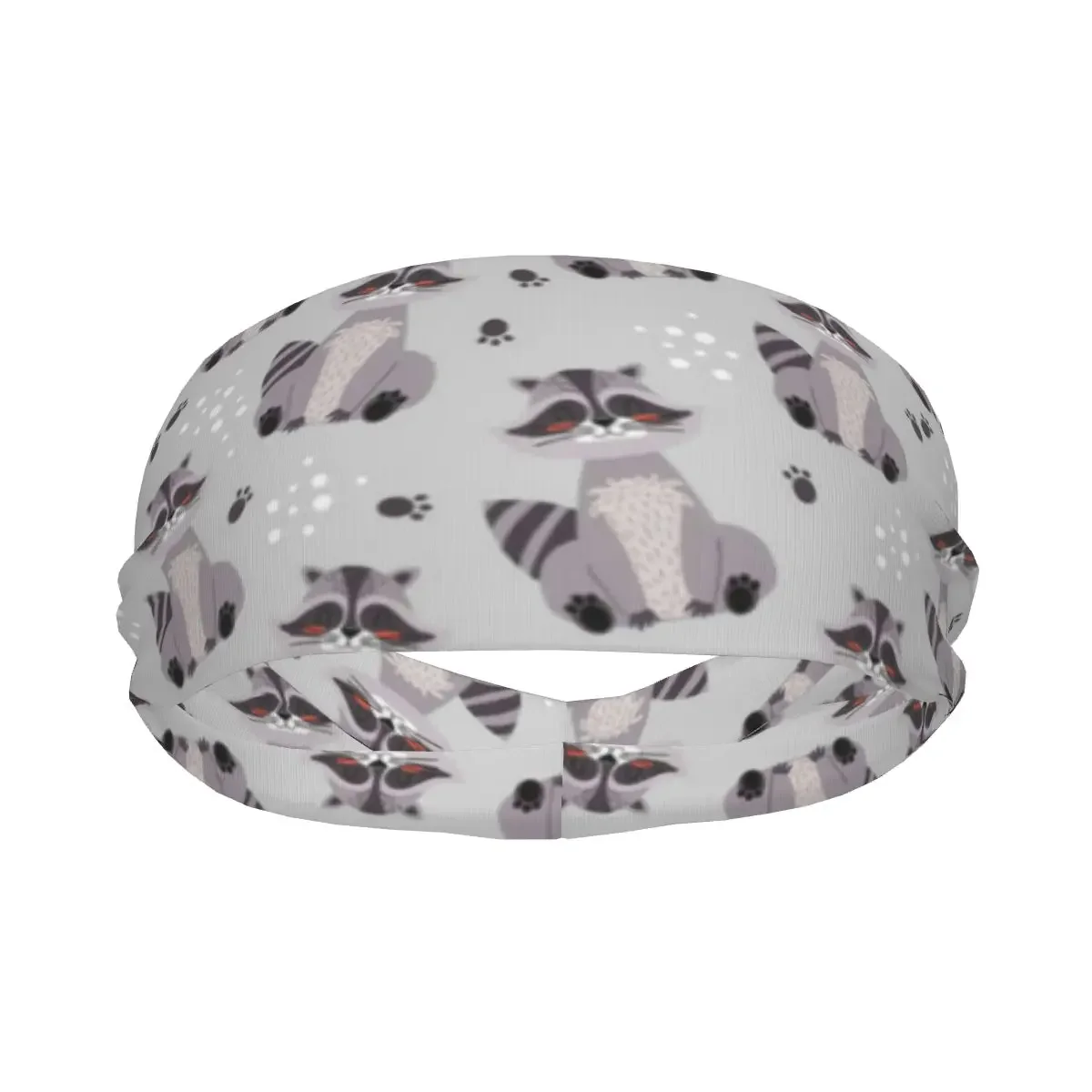 Headband Raccoon Cute Headwrap Hairband for Tennis Gym Fitness Headwear Hair Accessories