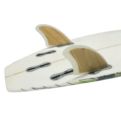 High Quality Surfboard K2 Twin Fins Keel UPSURF FCS2 Quilhas Thruster(2 Fins) Bamboo Fibreglass Funboard Fins