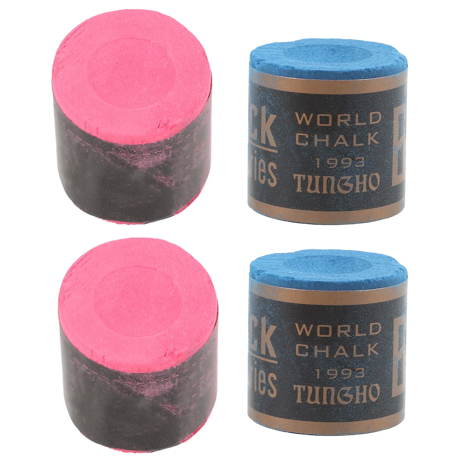 

4pcs Red Pool Cue Chalk Cubes Small Billiards Accessories Smooth Coating Precision Pool Chalk Shot Table Games