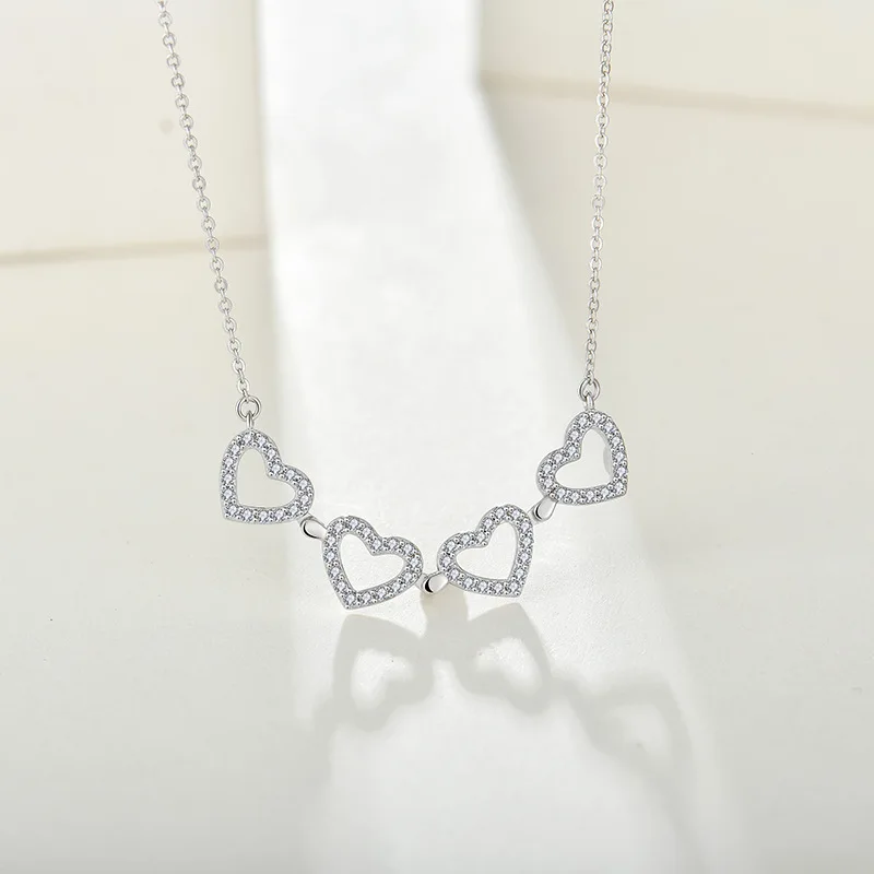 

Four-leaf Clover Detachable And Dual-purpose S925 Silver Necklace
