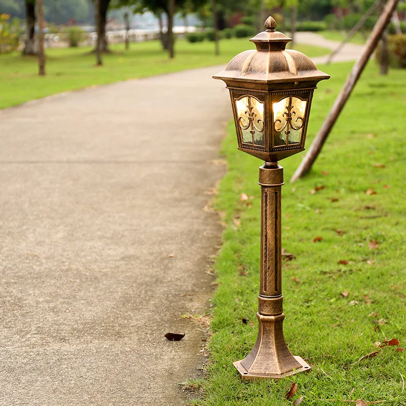 Europe Outdoor Led Lawn Lamp Aluminum Waterproof IP54 80CM Lawn Lamps LED Landscape Light For Garden Yard AC85-265V