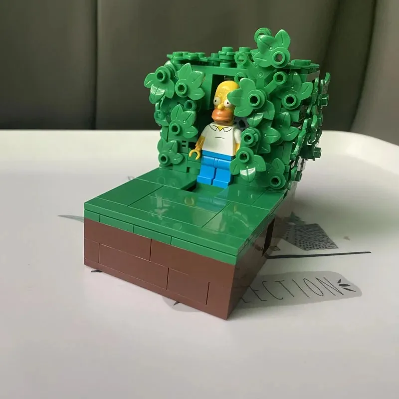 Puzzle Vanishing Man MOC Model z Napędem Ręcznym - Interaktywna Dekoracja na Biurko i Prezent