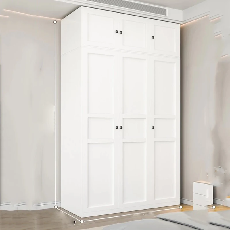 منظم خشبي لخزانة الملابس، أقسام ملابس غرفة النوم، أرفف خزانة محمولة، خزانة أثاث عصري من Muebles #6