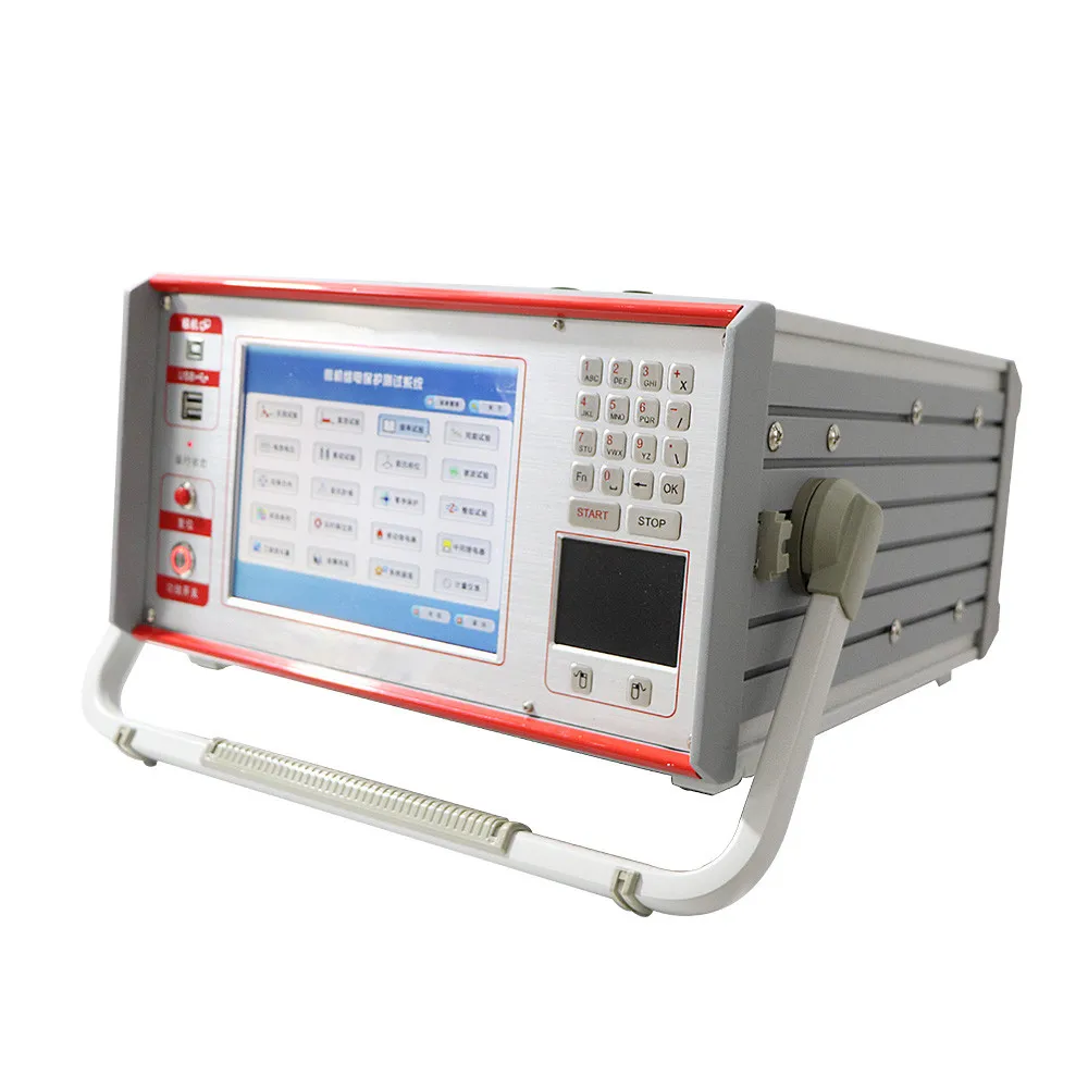 3-Phasen-Schutzrelais-Tester, Relaisschutz-Analysator JHS804, dreiphasiger Sekundärstrom-Einspritzprüfer, Mikrocomputer