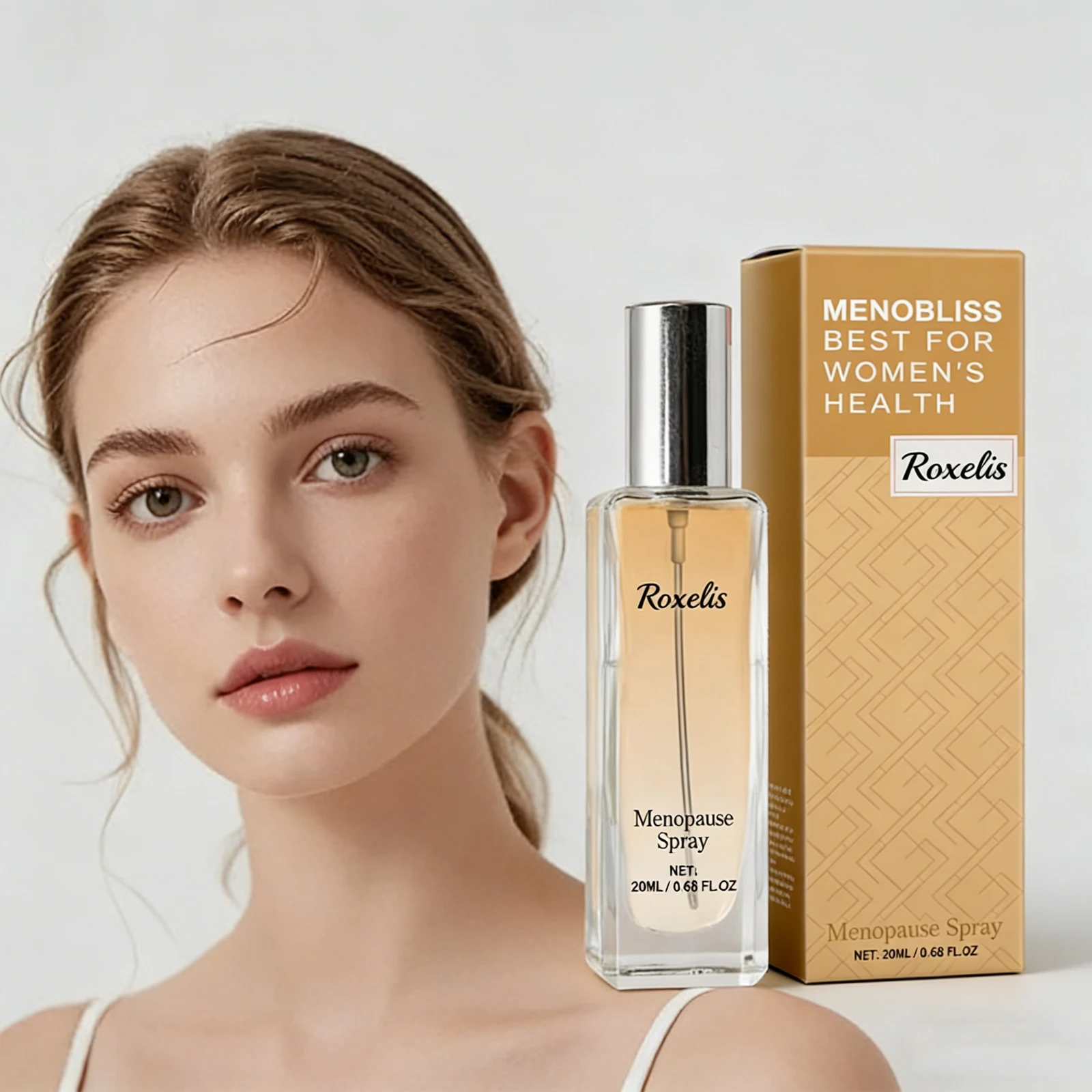 

Roxelis 20ml Calming Body Perfume Spray for Women Care Stress Relief Relax Body Mist for Daily Comfort