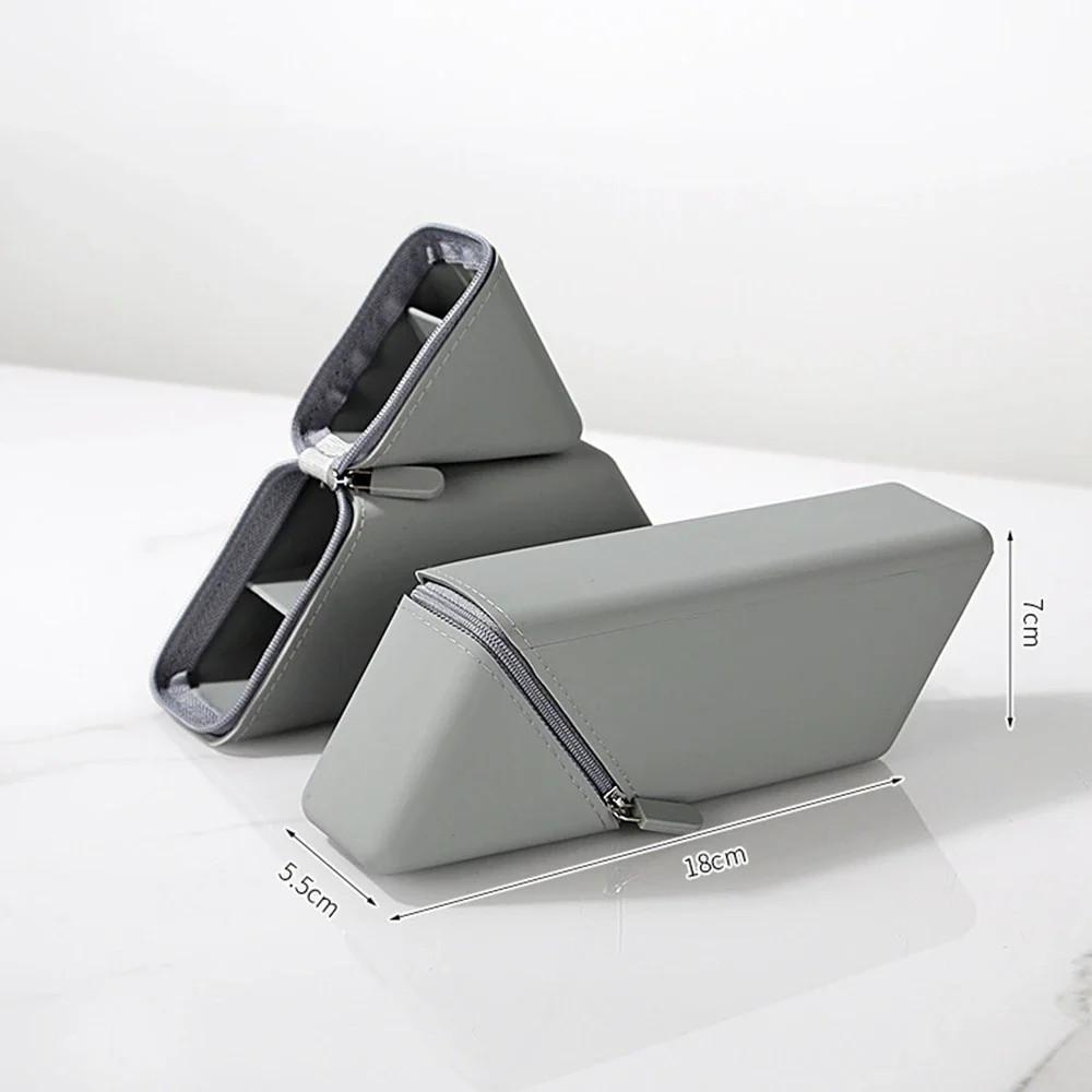 A Cute Pencil Case with a Foldable and Waterproof Silicone Pen Holder - Suitable for Desks, Study Rooms and Offices