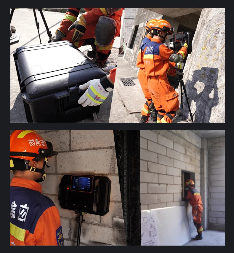 LSJ TWR-III Urban Search And Rescue Equipment 3D Ground Penetrating Life Saving Rescued Radar Detector Through Wall