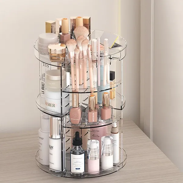 360-Degree Rotating Cosmetic S - огляд і ціна Home Edit Bathroom Storage