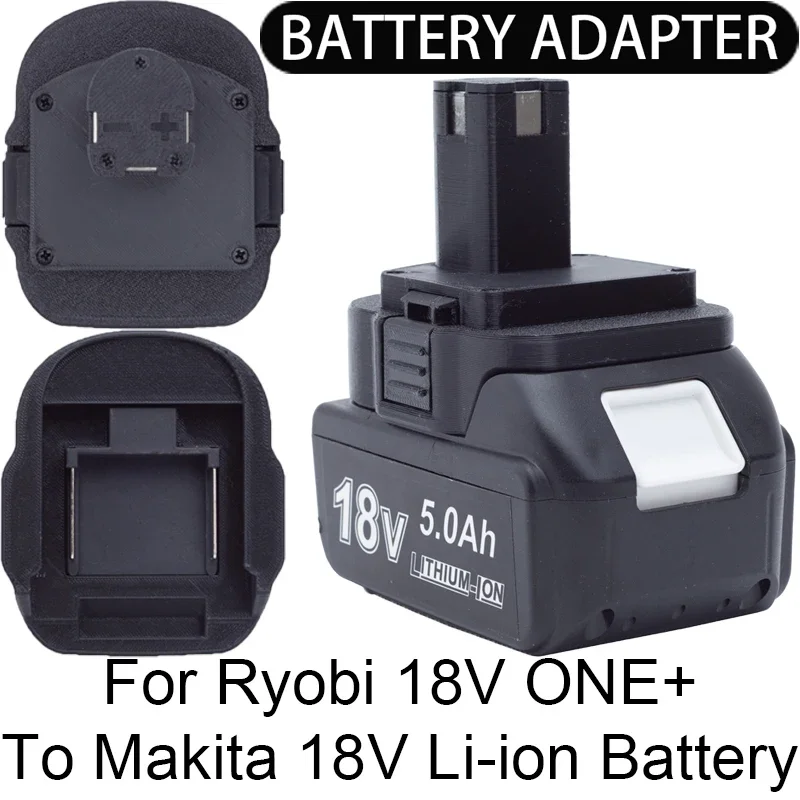 

Adapter/Converter for Ryobi 18V ONE+ Li-ion Tools to Makita 18V Li-ion Battery Adapter Power Tool Accessories