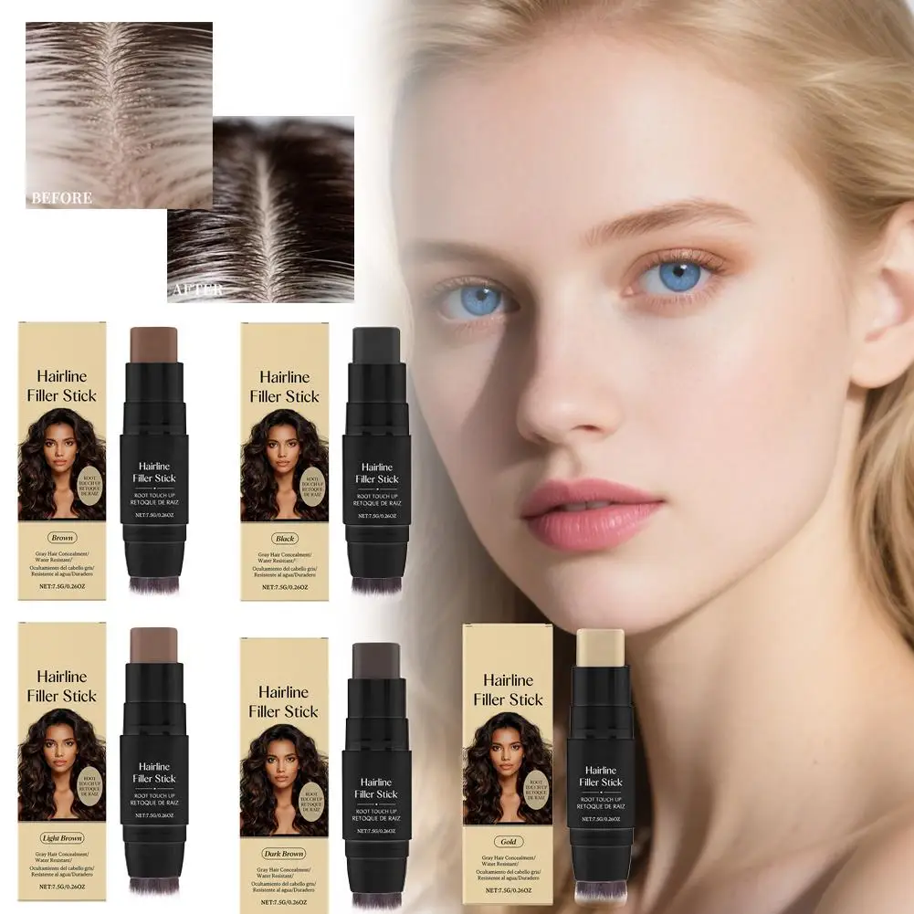 

Waterproof Hairline Concealer Stick - Instantly Conceal Roots and Shadows for a Natural-looking Makeup Look Shadow Powder S U3V3