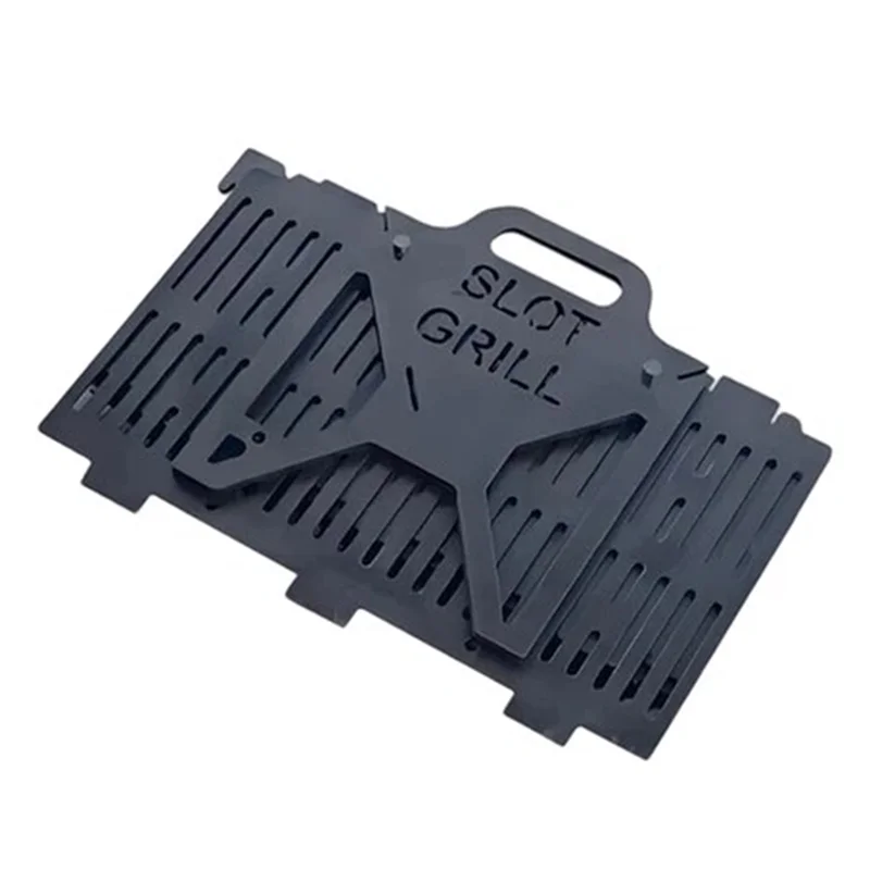 

A98E-слотовые грили, складные грили для барбекю, уличные маленькие складные металлические грили, утолщенная быстрая сборка для кемпинга, пикника