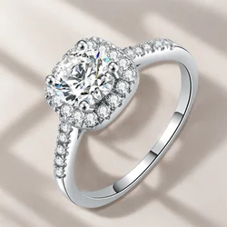 New Fashion Wedding Rings For Women Classic All Size Zircon White Gold Color Engagement Anniversary Ring Jewelry Wholesale R531