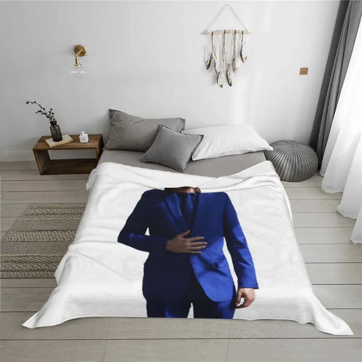 ديلان أوب براين بدلة زرقاء رمي بطانية الهالوين للأريكة الصيفية الرقيقة لبطانيات الأريكة #3