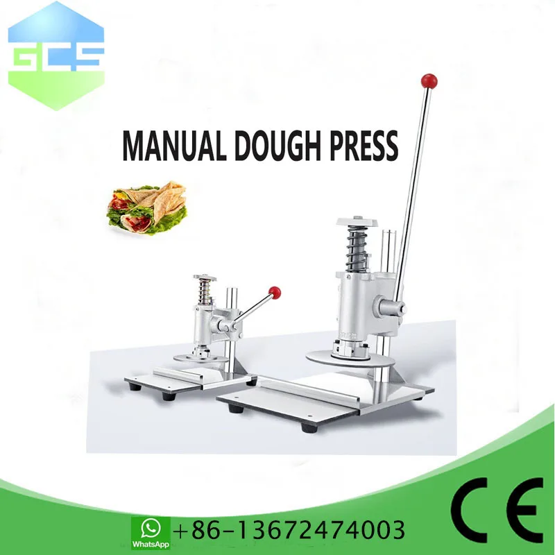 12/14/16/18/20CM Manuelle Pizza Ehemalige Teigpresse Maschine Edelstahl Teigabflachung Maschine Kommerzielle Küchenmaschine