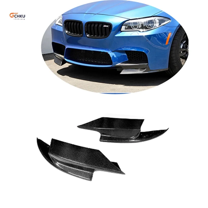 

for BMW M5 F10 Carbon Fiber Front Bumper Separator Carbon Fiber Fog Light Separator