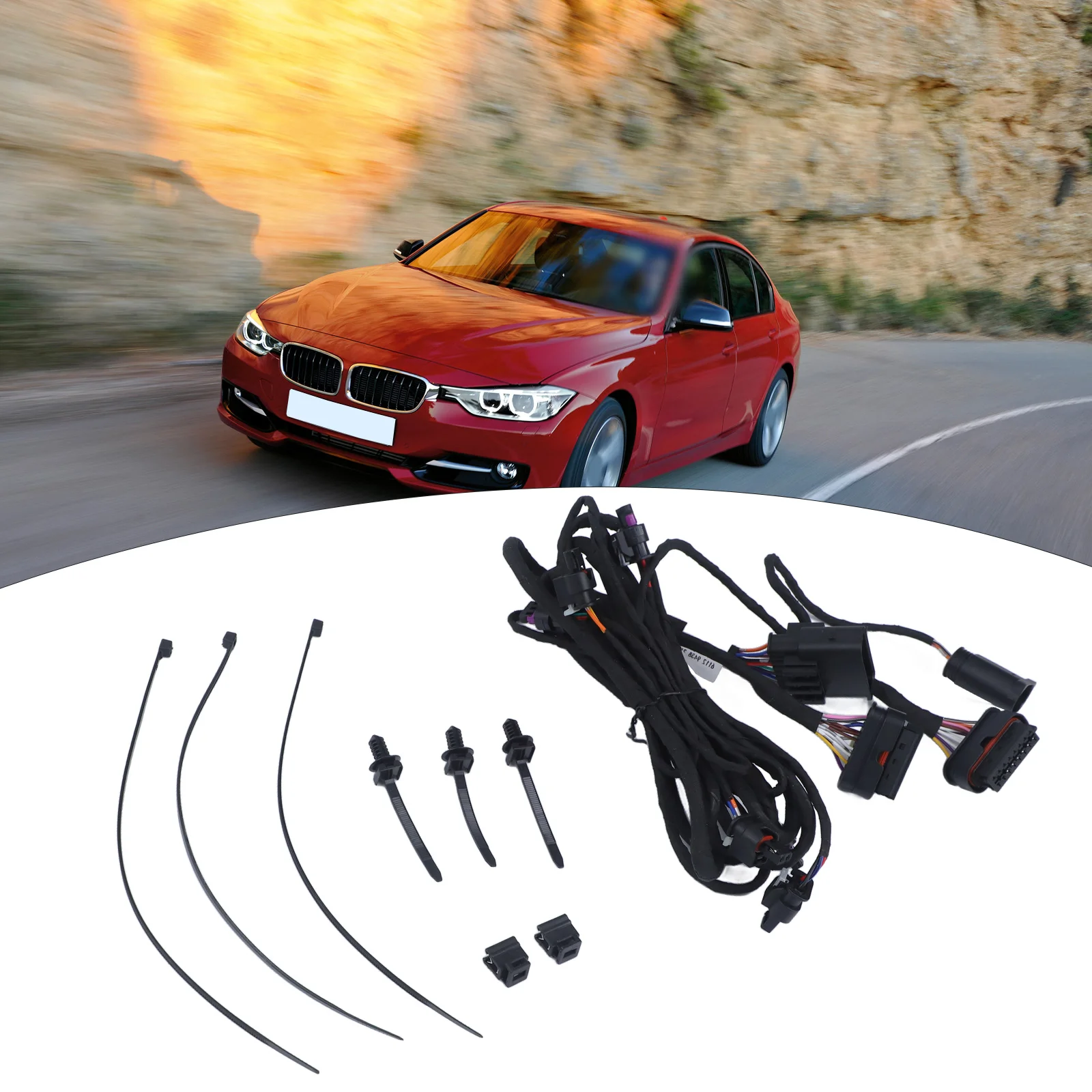 

For BMW Front Bumper Parking Sensor Wiring Harness for G20 G28 320i 330e M340i Direct Replacement Part 61128717378