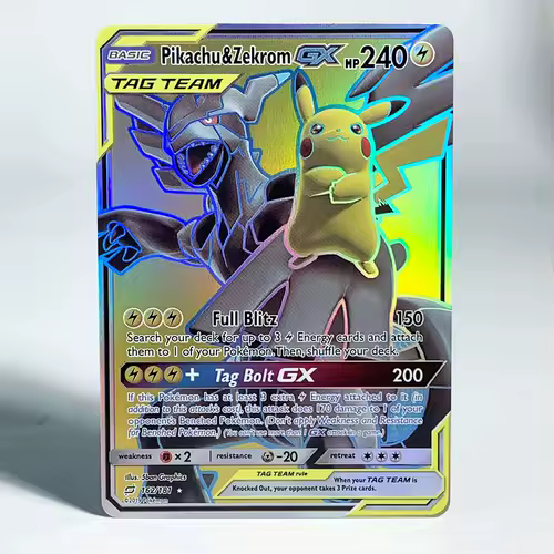 Pokemon Ancient Mew Collection Card Mew Classic Limited Anime Cards Zekrom Reshiram Victini Holographic Proxy Card Gift Toys - Image 17