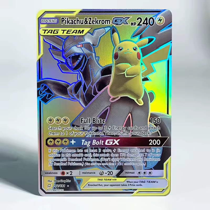 Pokemon Ancient Mew Collection Card Mew Classic Limited Anime Cards Zekrom Reshiram Victini Holographic Proxy Card Gift Toys - Image 17