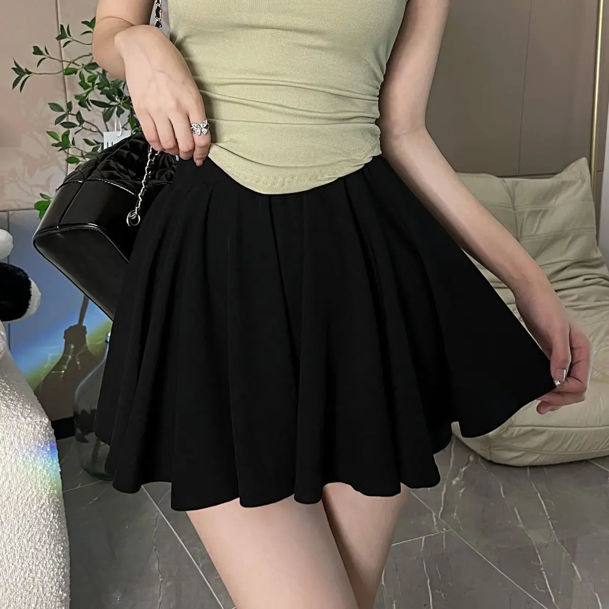 

Skirts Womens Ribbon Peplum Early Sheet Fabric Charming Cute Bigger Christmas England Overall Seamless Partywear Poplin
