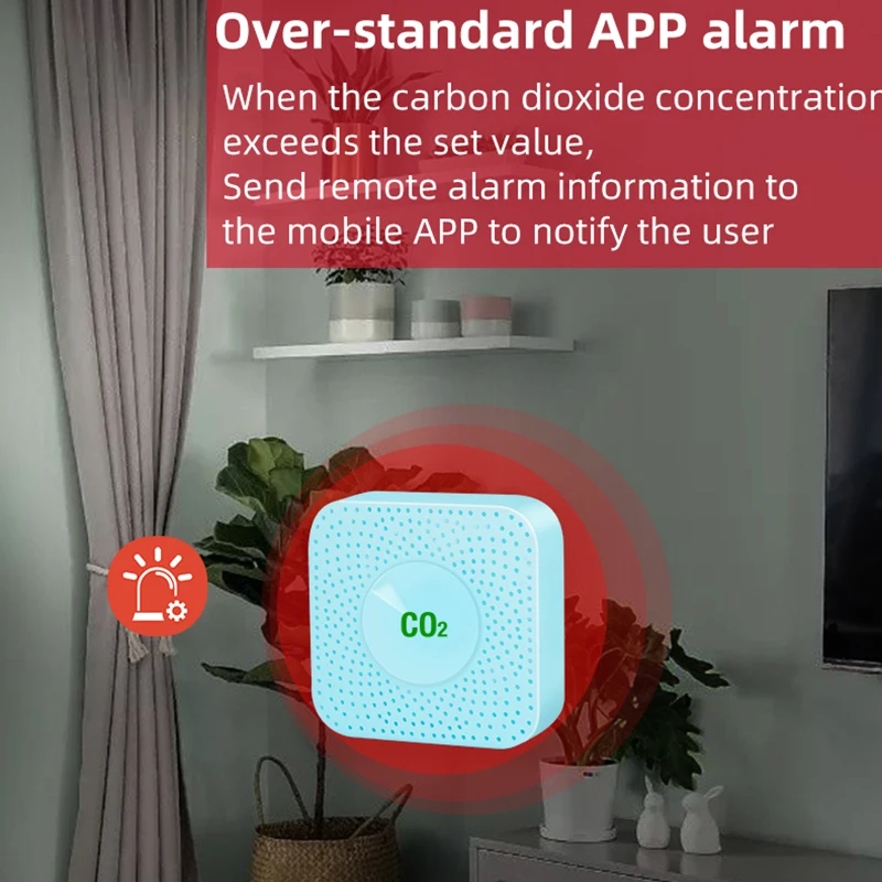 Imagem -03 - Tuya Smart Wifi Co2 Sensor Ndir Alta Precisão Home Linked Detector de Co2 Monitor de ar Household Smartlife App