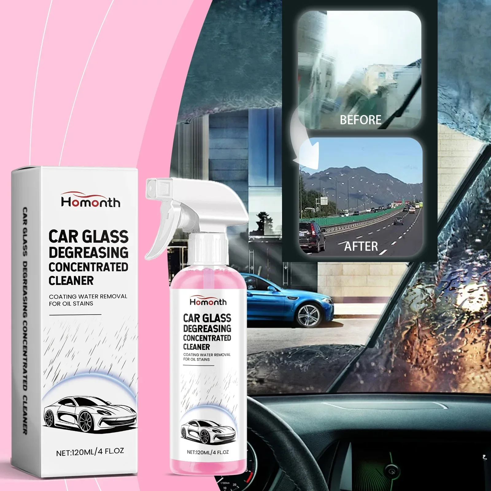 Car Glass Degreasing Concentrated Cleaner