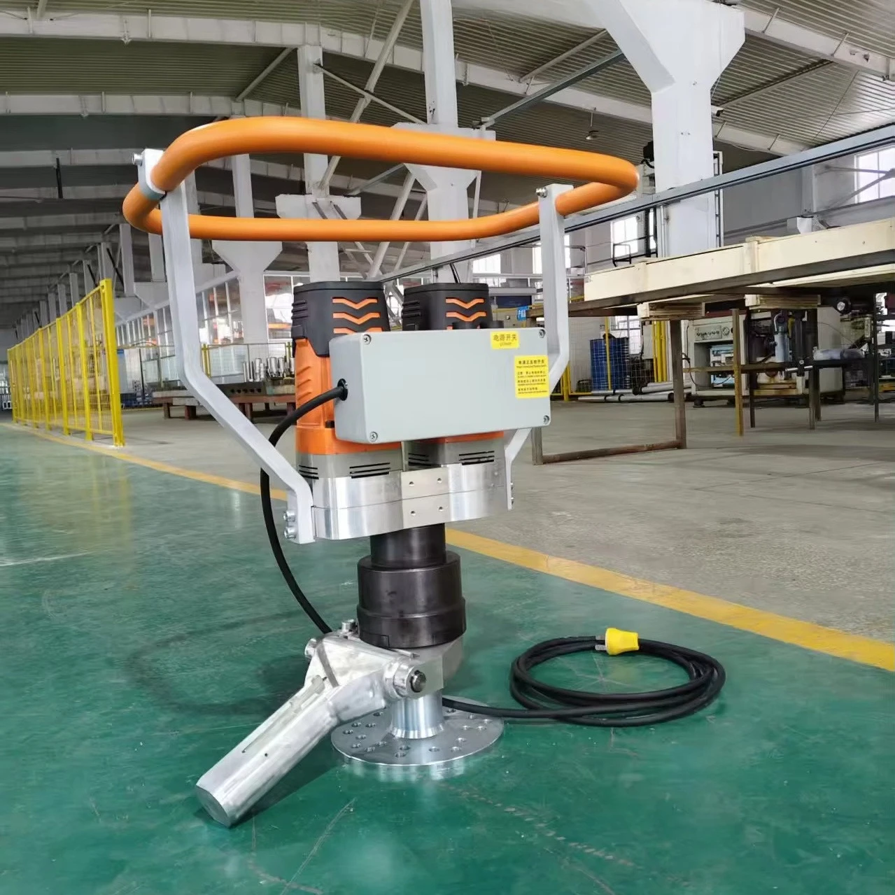 Electric Handheld Pile Driver Mini Portable Pile Rammer for Farm and Building Project