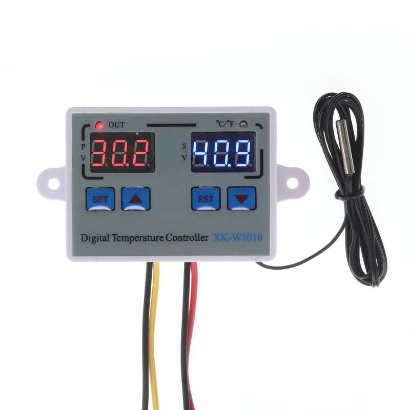 W1010 High precision temperature controller Digital display temperature control switch Incubation temperature controller