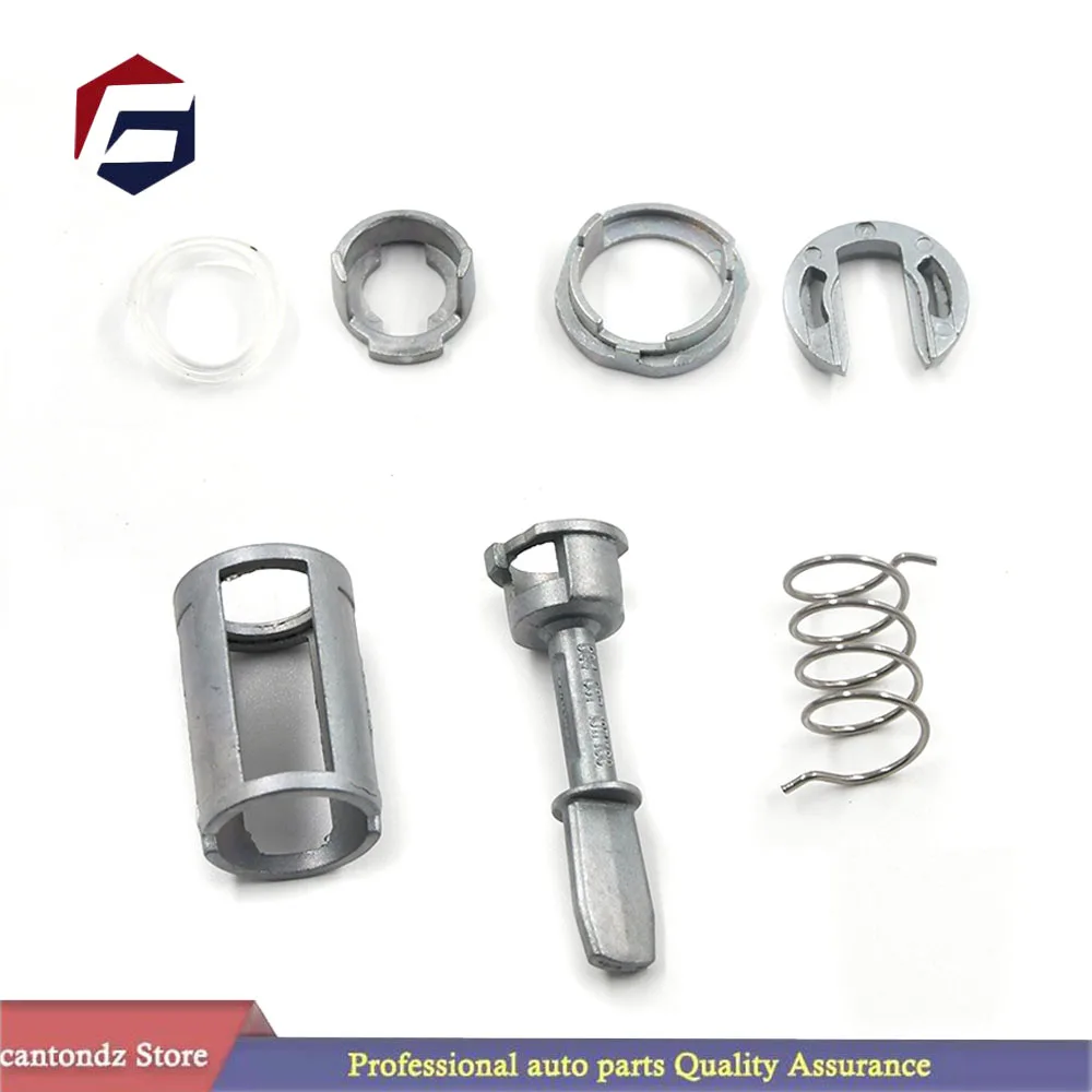 For VW Golf 4 MK4 Bora Jetta Passat Polo 9N / AUDI A6 SKODA FABIA Door Lock Cylinder Repair Kit 604837167 / 604837168