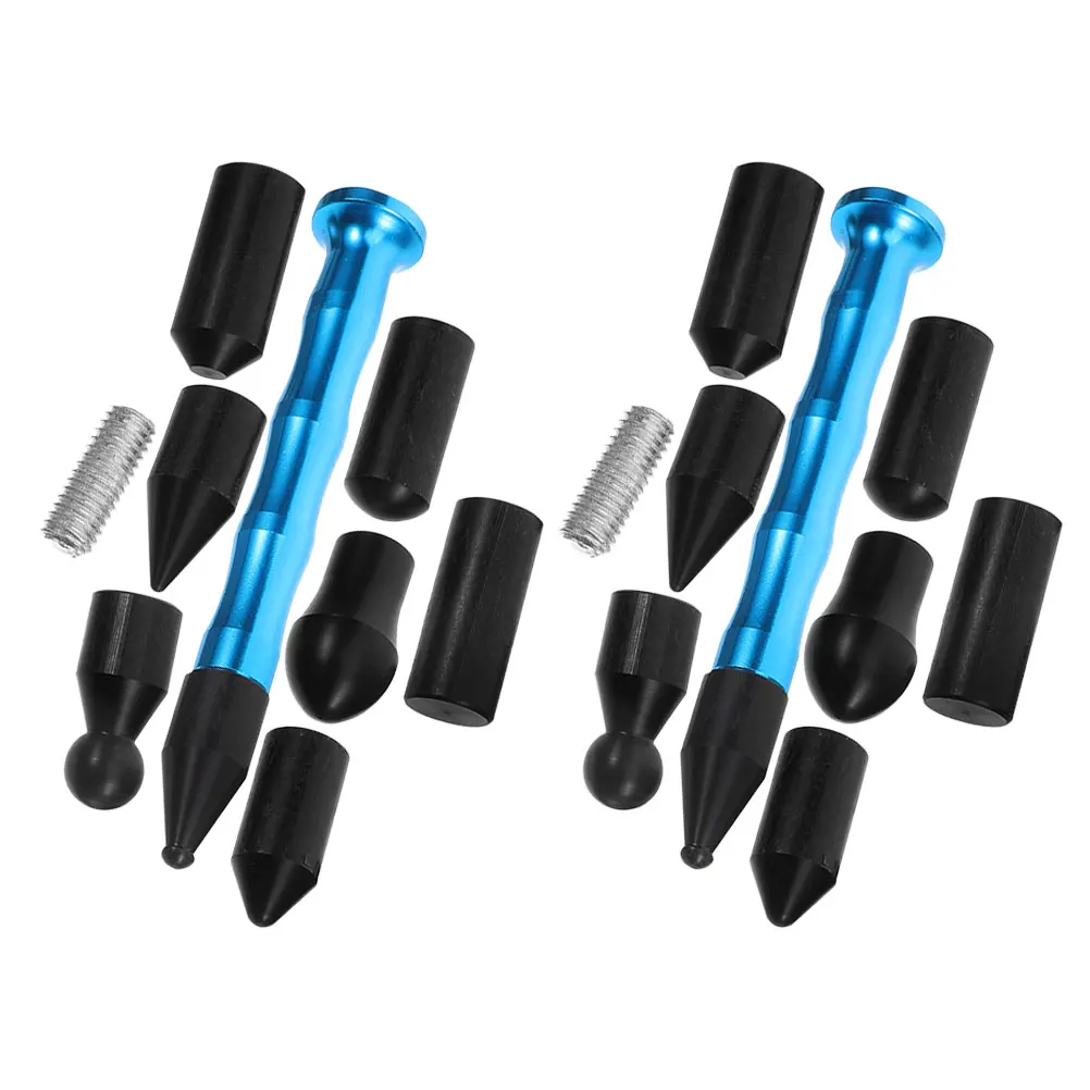 

2 Sets Car Dent Remover Tool Auto Body Repair Hammer Aluminum Alloy Motorcycle Dent Removal Kit Seamless Finish Car Parts