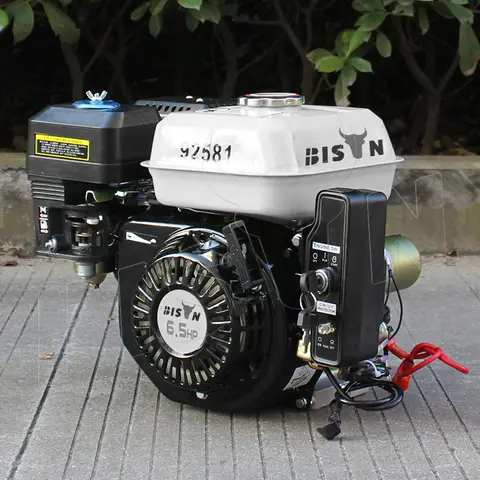 Bison China 6.5hp 7hp 9hp 13hp 15 Hp 18 Hp Gx160 Gx200 Electric Start 4 Stroke Air Cooled Engine