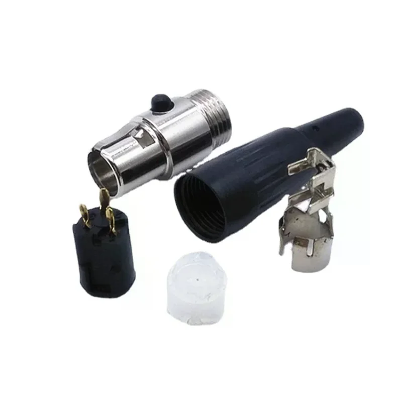 1Pc Microphone Female Connector Adapter 50mmx10mm Mini TA3F XLR 3pin Female Plug Audio Microphone Connector MIC Adapter