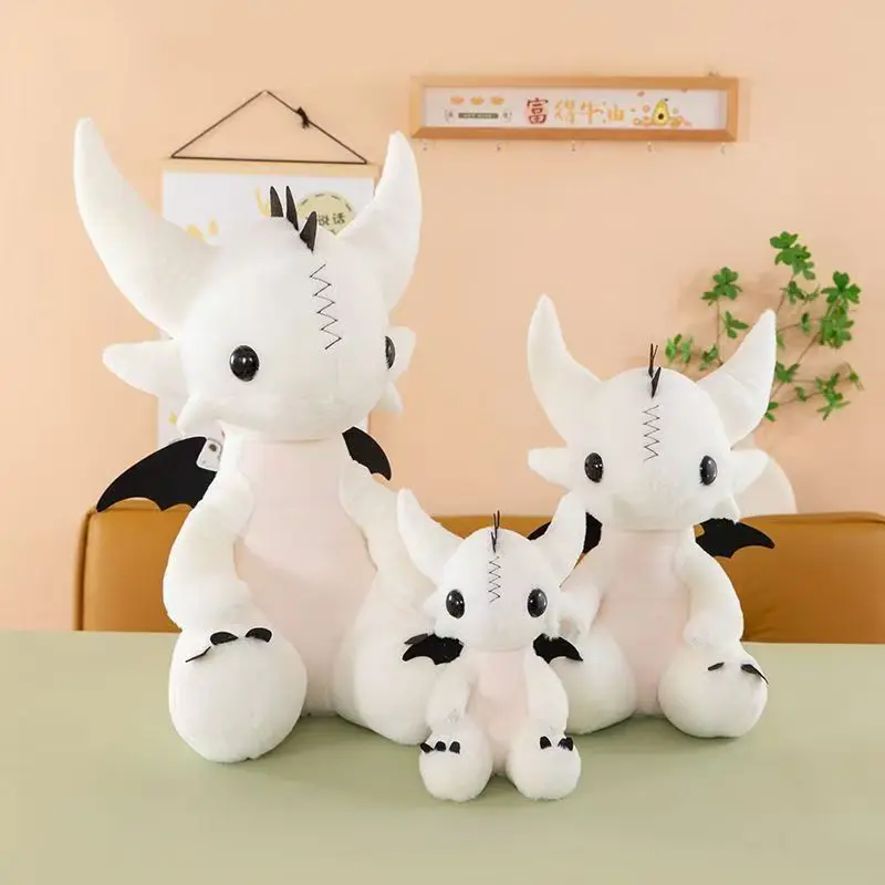 

Новое поступление, интернет-знаменитости, популярная маленькая белая дракон, плюшевая игрушка, кукла, подушка для сна, подарок, украшение, Рождественский подарок, подарок на день рождения