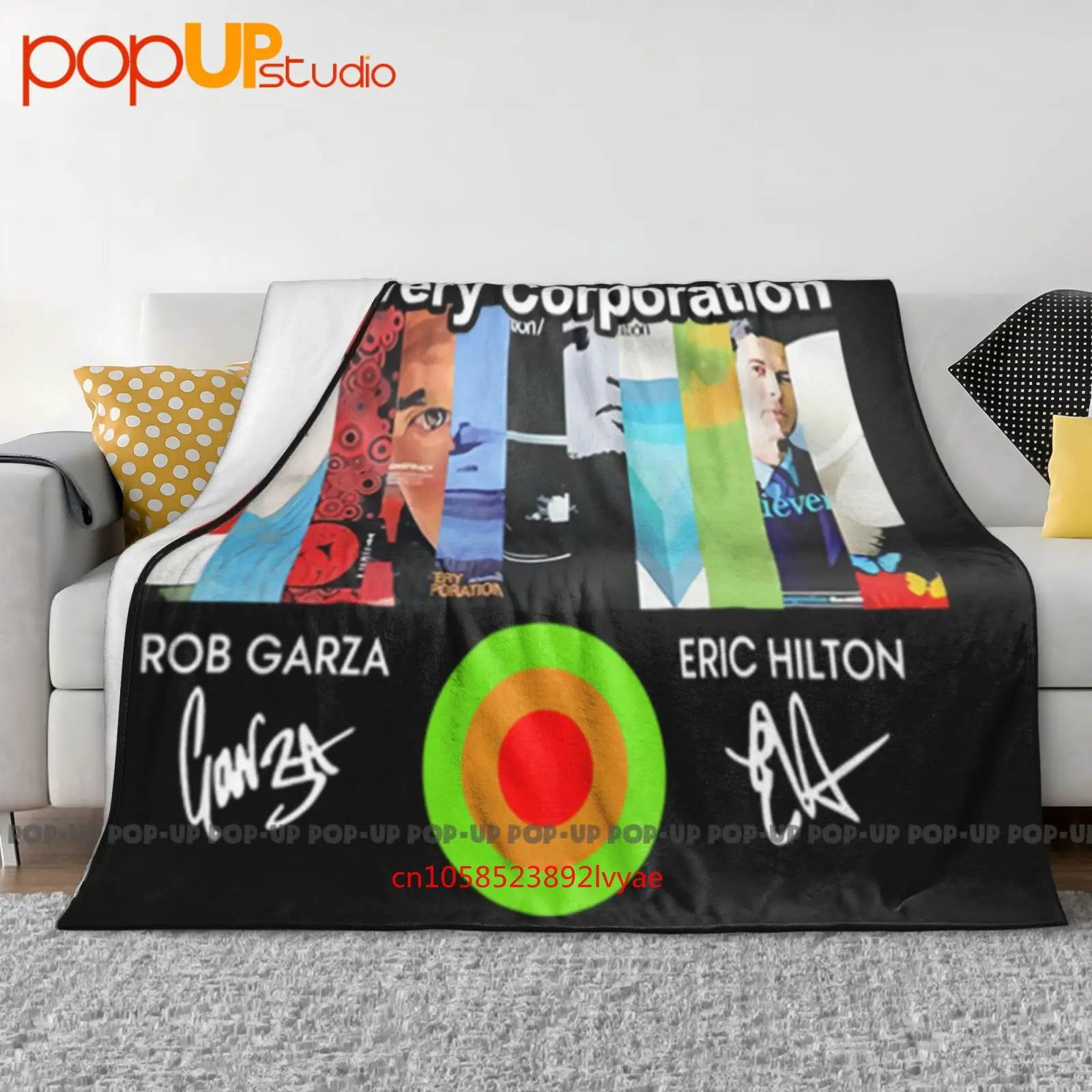 Thievery Corporation Rob Garza y Eric Hilton Signature Manta ultrasuave Edredón Funda de sofá de invierno Fundas de cama