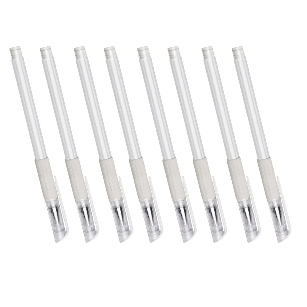 

8Pcs Professional Skin Marker Pens Waterproof Fine Tip Tattooing Tools Marking Pen for Eyebrow Lip Piercing Skin Marker