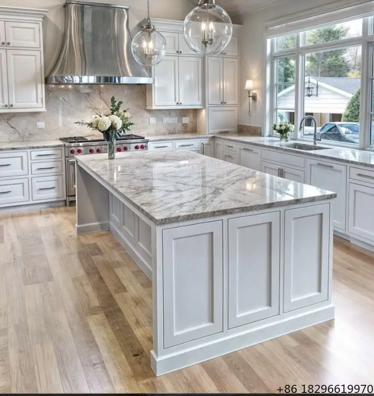 Modern Wood Cabinet With Sink Countertop Units Luxury European White Kitchen Cupboards Home Use