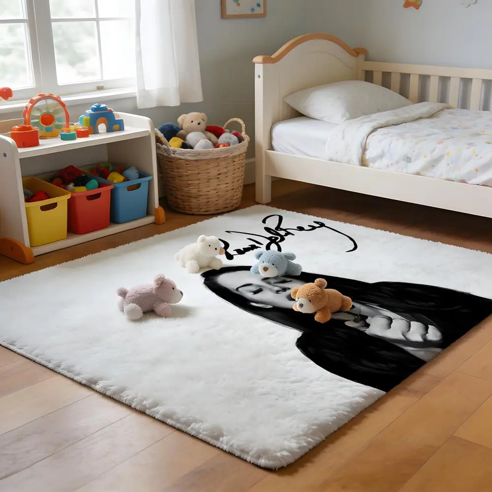 

Floor Mat Soft Flannel Rug Non-Slip Absorbent Mat for Bathroom Bedroom Home Decor Cute Jurassic Dinosaur